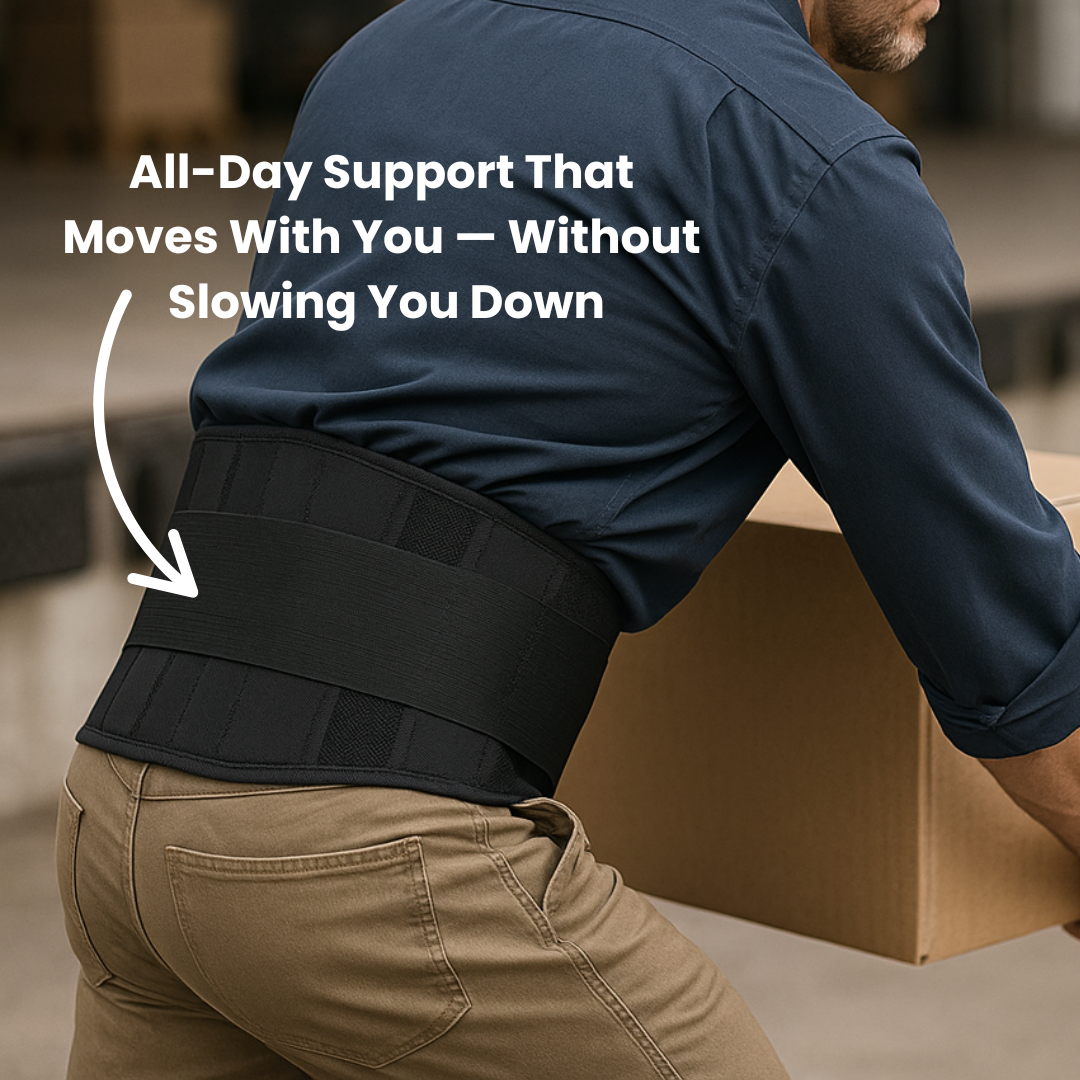 ShiftGuard™ Support Back Brace for Back Pain